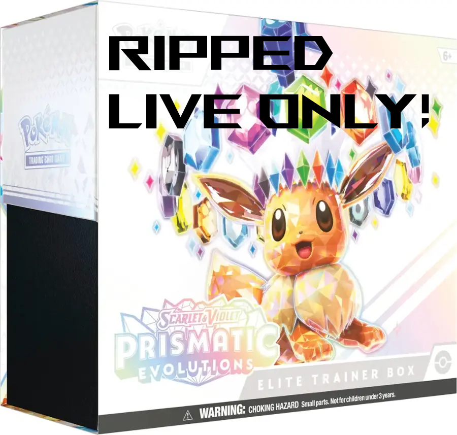 Prismatic Evolutions Elite Trainer Box Open Live Only!!
