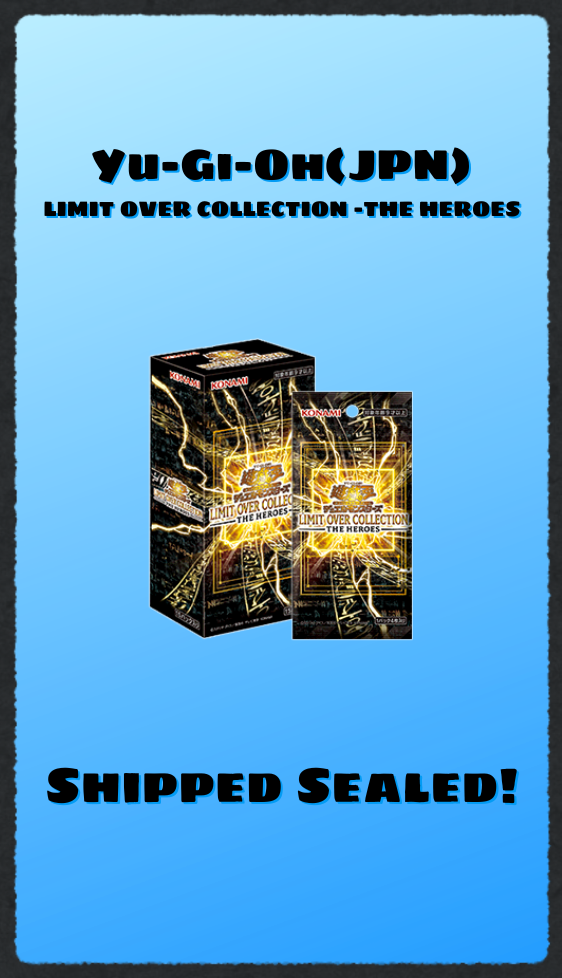 Yu-Gi-Oh LIMIT OVER COLLECTION -THE HEROES- Booster BOX