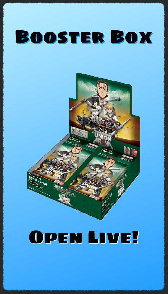 Union Arena Attack on Titan Vol.2 Booster Box Japanese