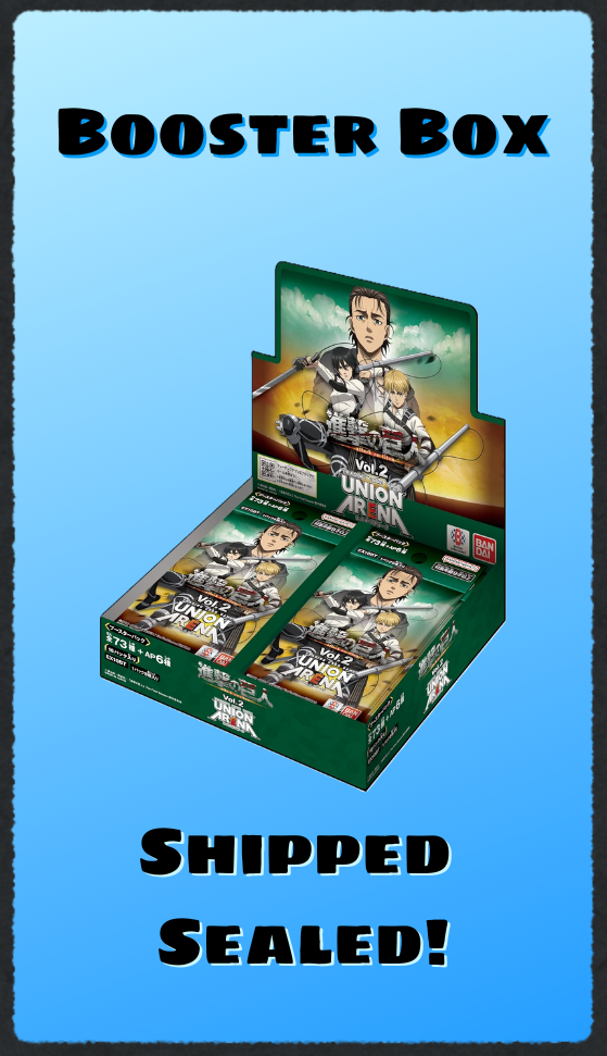 Union Arena Attack on Titan Vol.2 Booster Box Japanese