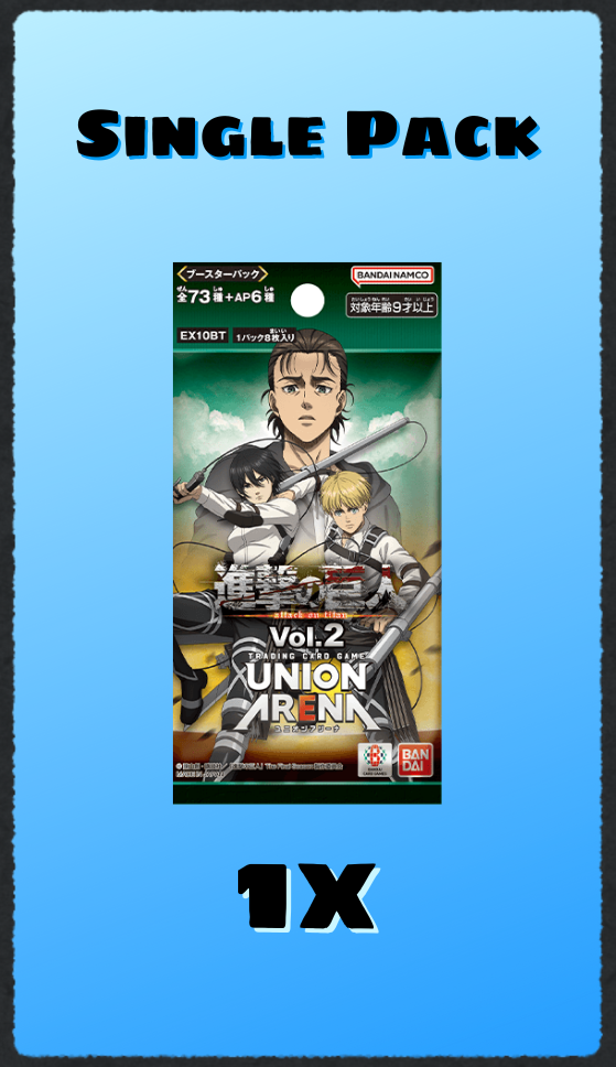 Union Arena Attack on Titan Vol.2 Booster Box Japanese