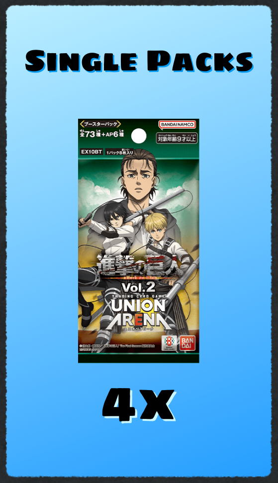 Union Arena Attack on Titan Vol.2 Booster Box Japanese