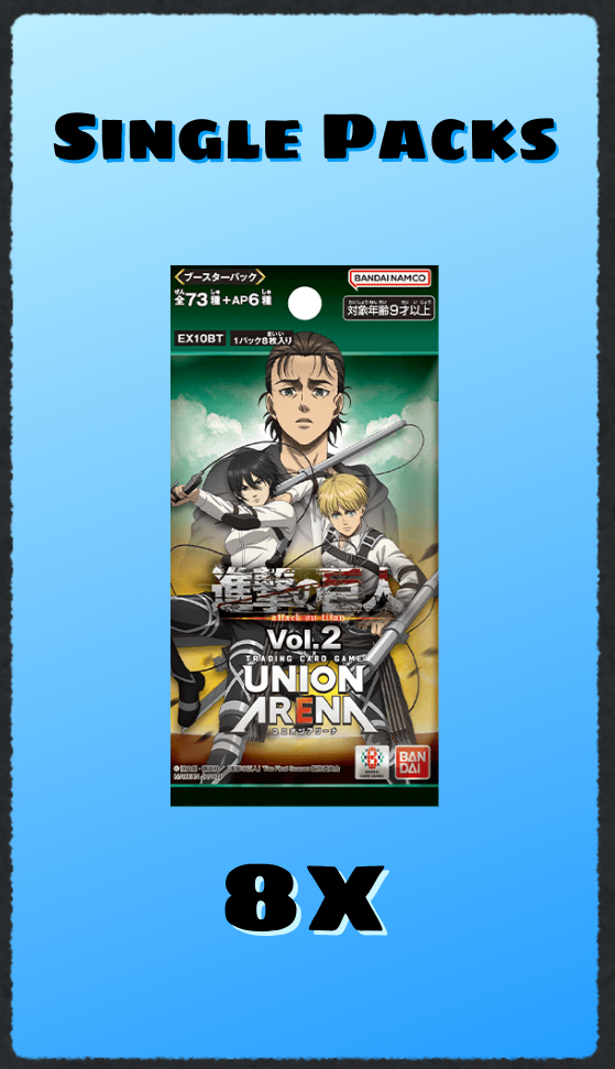 Union Arena Attack on Titan Vol.2 Booster Box Japanese