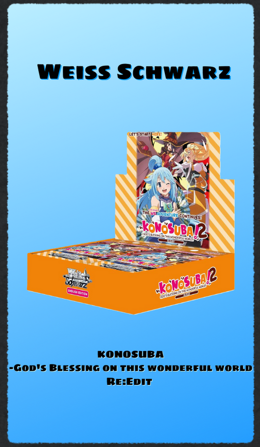 Weiss Schwarz KONOSUBA -God's Blessing on this wonderful world Re:Edit Booster Box