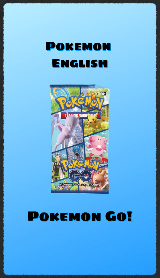 Pokemon English Pokemon GO Booster Pack  (PGO)