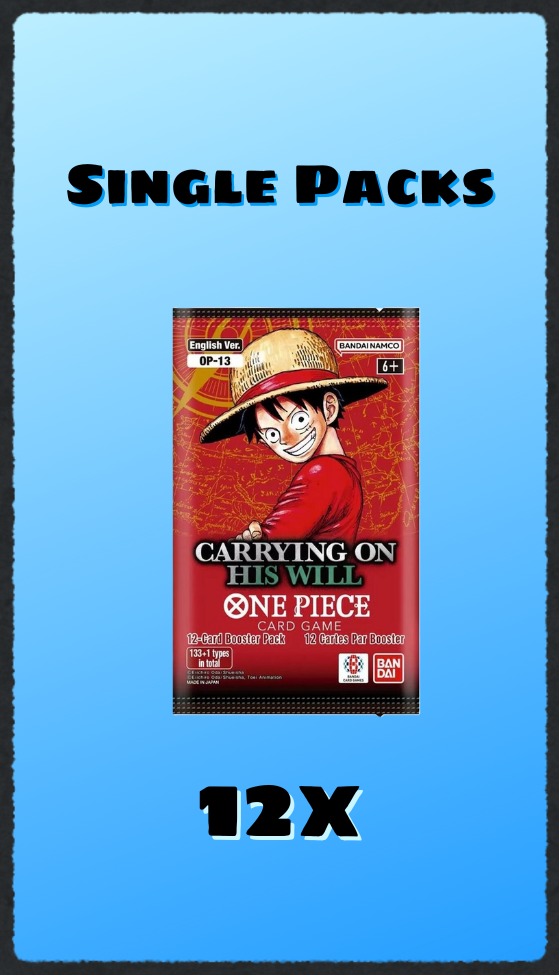 One Piece Carrying On His Will Booster Box - Carrying On His Will (OP13) English