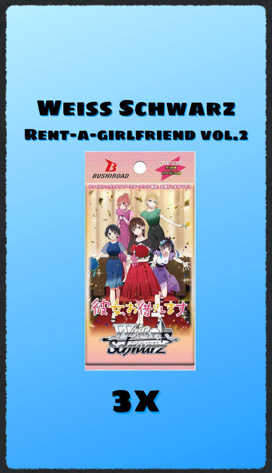 Weiss Schwarz Rent-a-Girlfriend Vol.2 Japanese