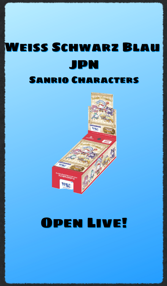 Weiss Schwarz Blau Japanese Sanrio Characters Booster Box