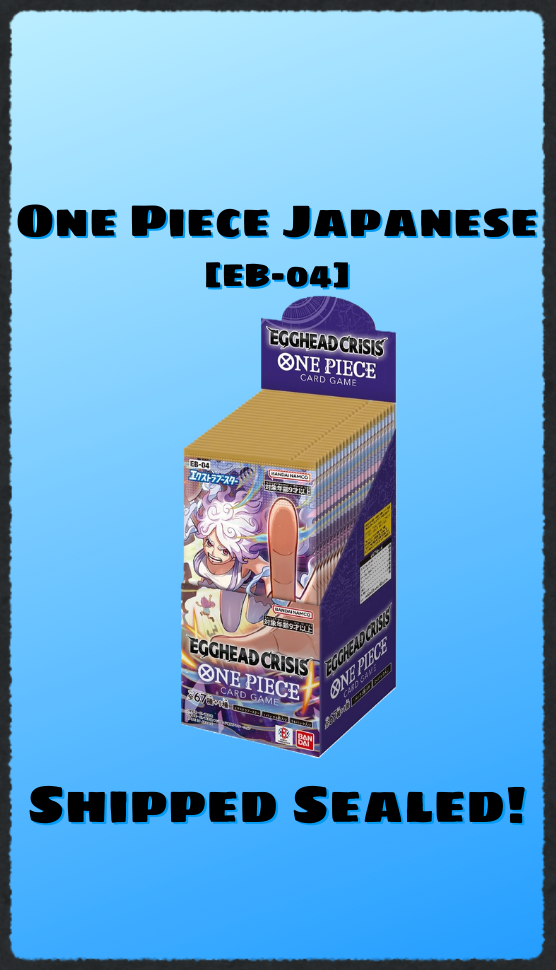 One Piece Japanese EGGHEAD CRISIS Booster Box [EB-04]