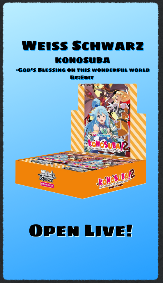 Weiss Schwarz KONOSUBA -God's Blessing on this wonderful world Re:Edit Booster Box