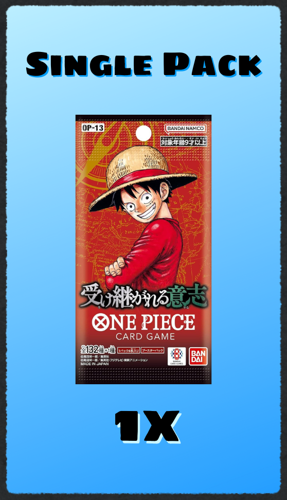 One Piece | Carrying on his Will [OP13] | Japanese Booster Box