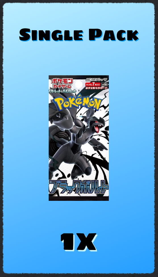 Pokemon [SV11B] Black Bolt Japanese Standard Booster Box