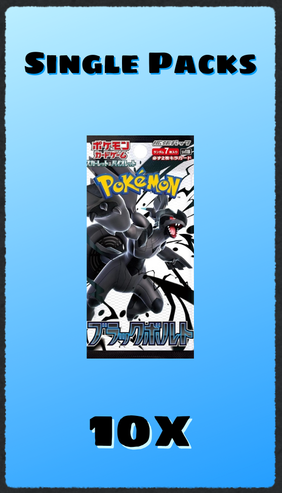 Pokemon [SV11B] Black Bolt Japanese Standard Booster Box