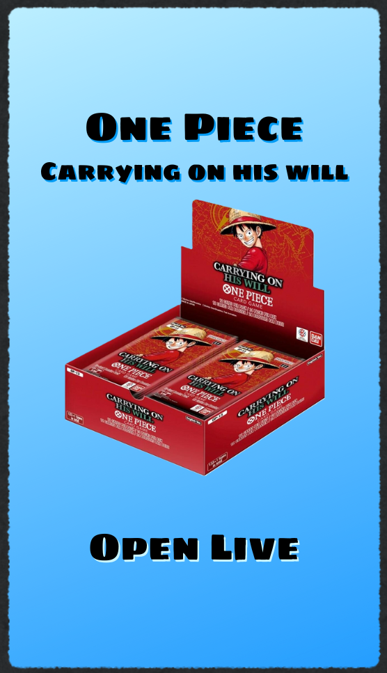 One Piece Carrying On His Will Booster Box - Carrying On His Will (OP13) English