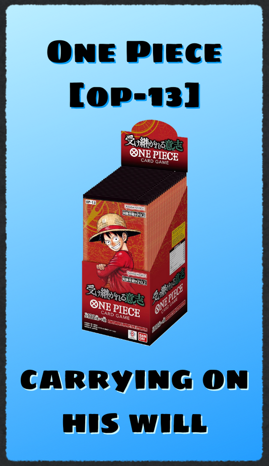 One Piece | Carrying on his Will [OP13] | Japanese Booster Box