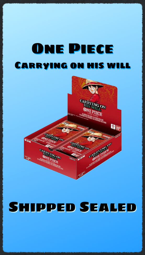 One Piece Carrying On His Will Booster Box - Carrying On His Will (OP13) English