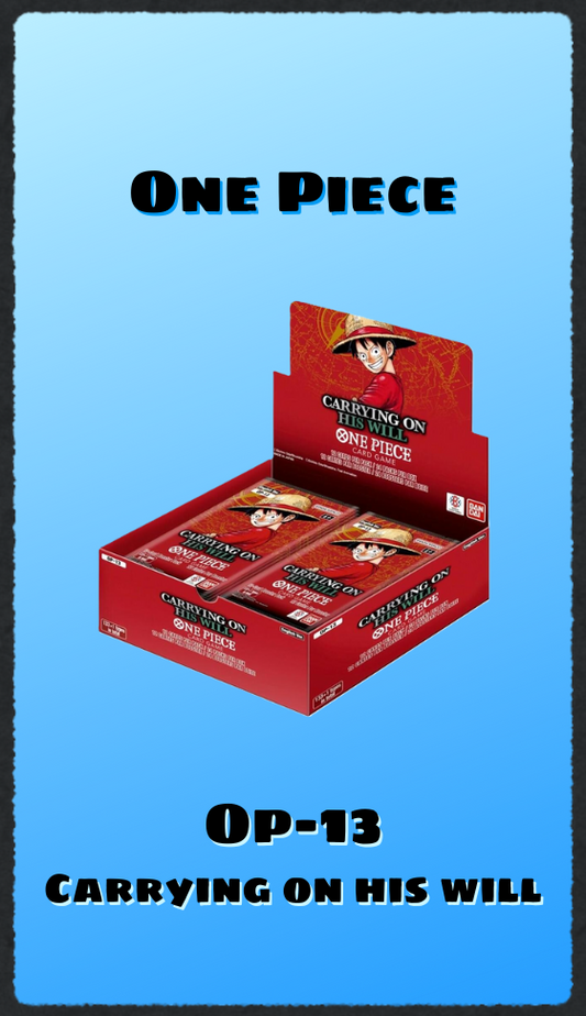One Piece Carrying On His Will Booster Box - Carrying On His Will (OP13) English